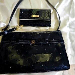 EUC Kate Spade Bundle Patent Leather Purse & Wallet